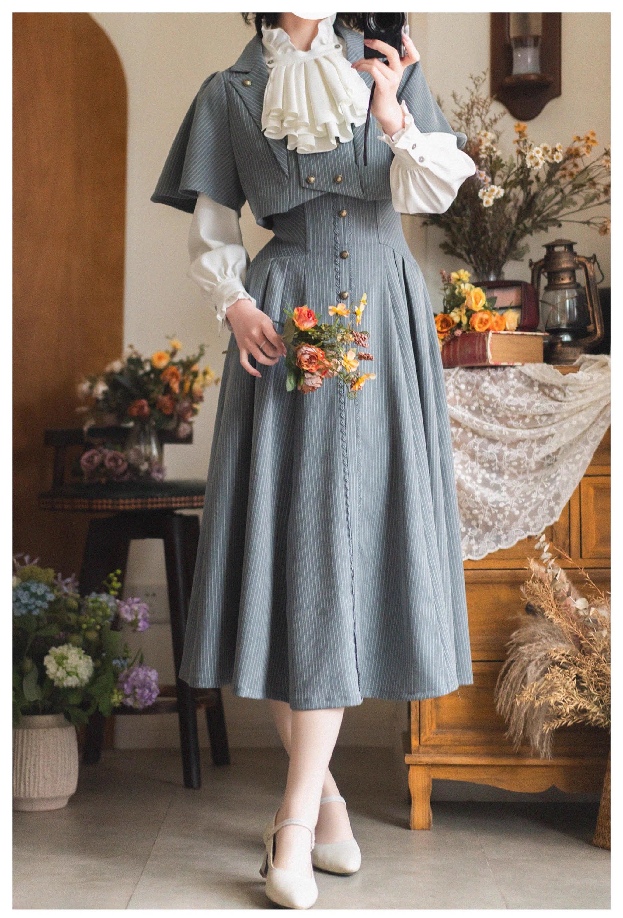 Forest Wardrobe - Forest Stationery - Classic Lolita SK Suit With Shirt And Coat