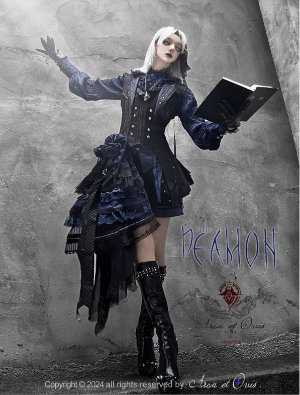 Arca et Ovis - Gothic Lolita Trailing Prince Series Lace Single-Sided Trailing Multicolors