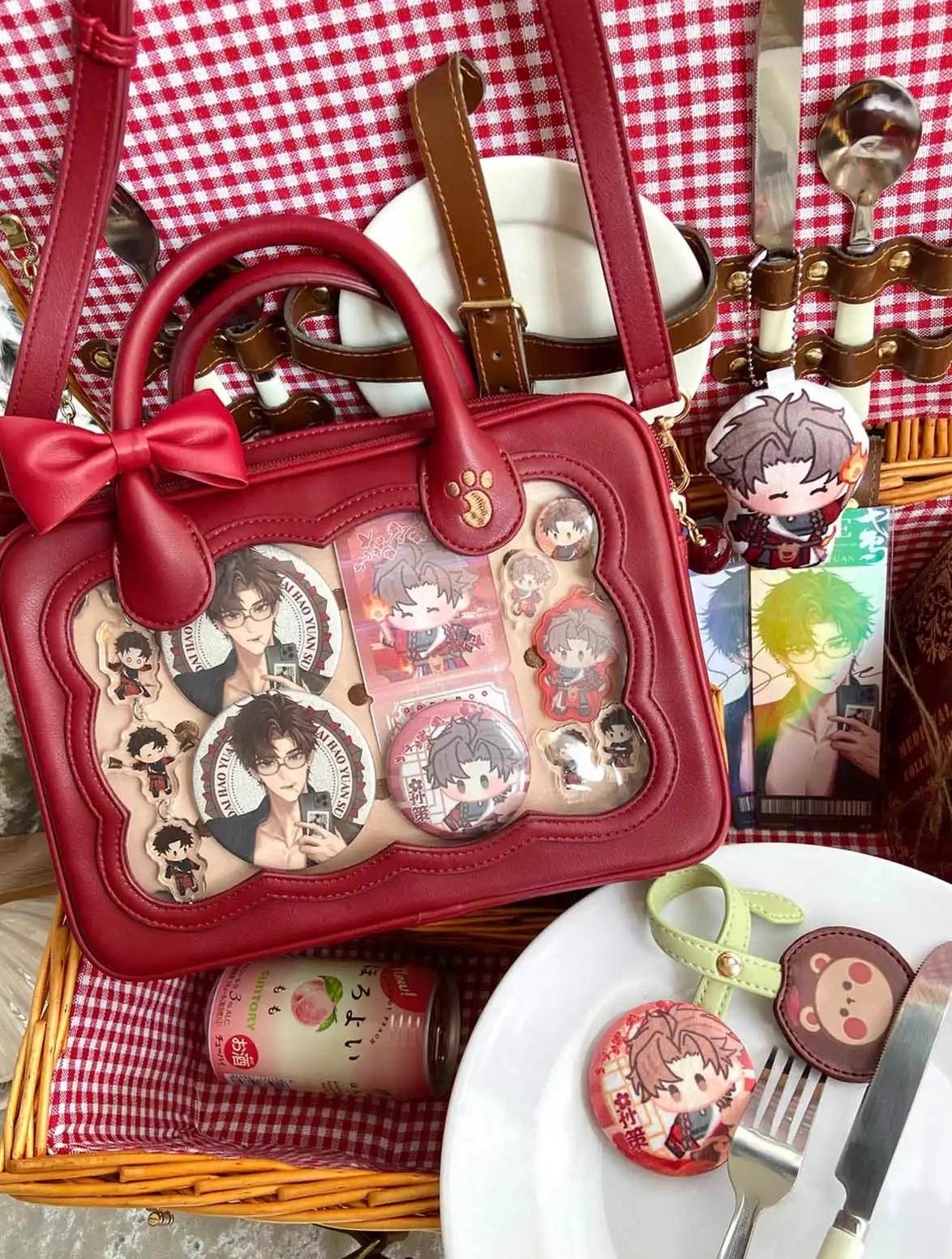 Morning Glory~Kawaii Lolita Bag Cherry Biscuit Shoulder Crossbody Handbag 36810:533838