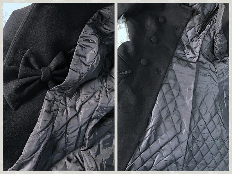 Anastasia - Madeleine - Elegant Lolita Wool Coat, Detachable Cape 44231:801033