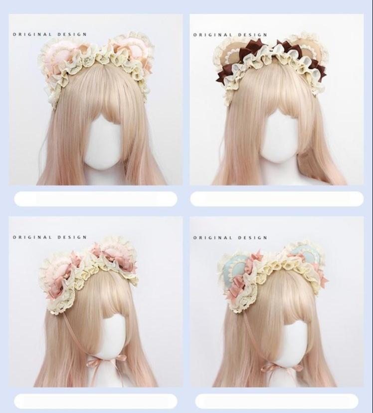 The Accessories' Story - Bear Ear Sweet Lolita Head Accessory 43472:777433