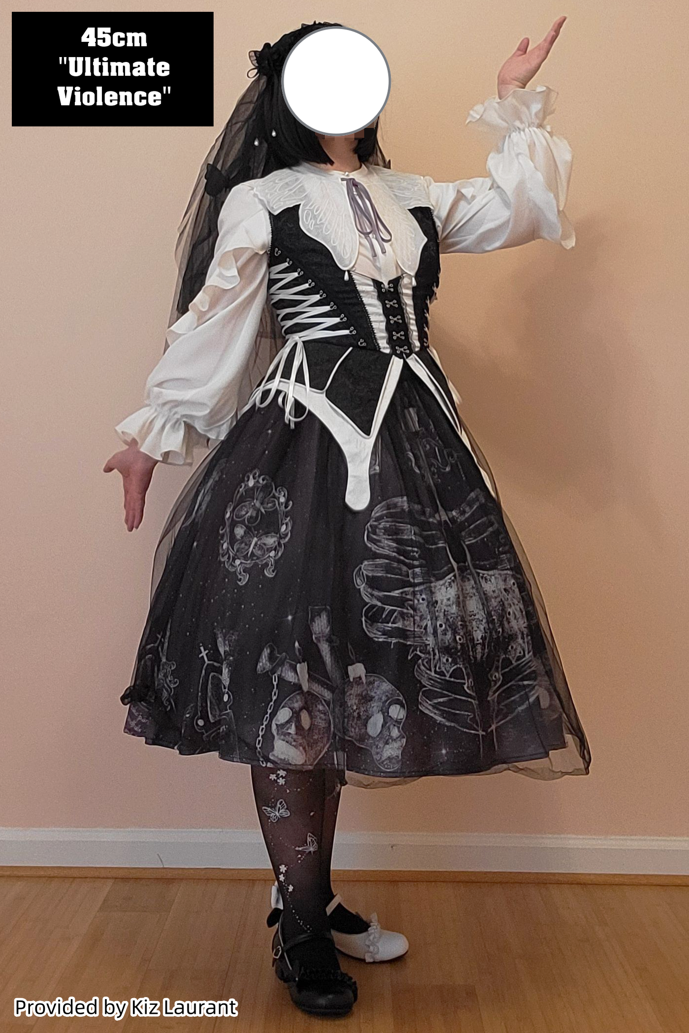 Aurora&Ariel - Extreme Puffy A-line Lolita Petticoat | 18" (45cm) Length, Cotton Lining