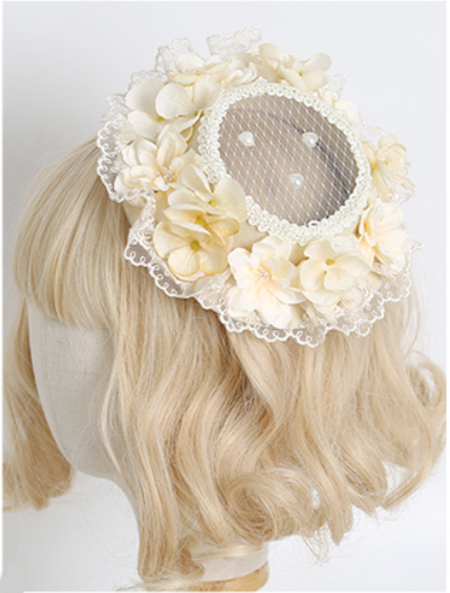 Xiaogui - Elegant Lolita Tea Party Multicolor Hat