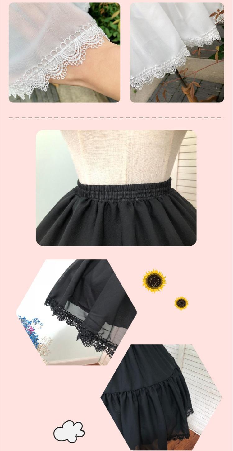 Adjustable Lolita Hoop Puffy Petticoat, 17.7" (45 cm)
