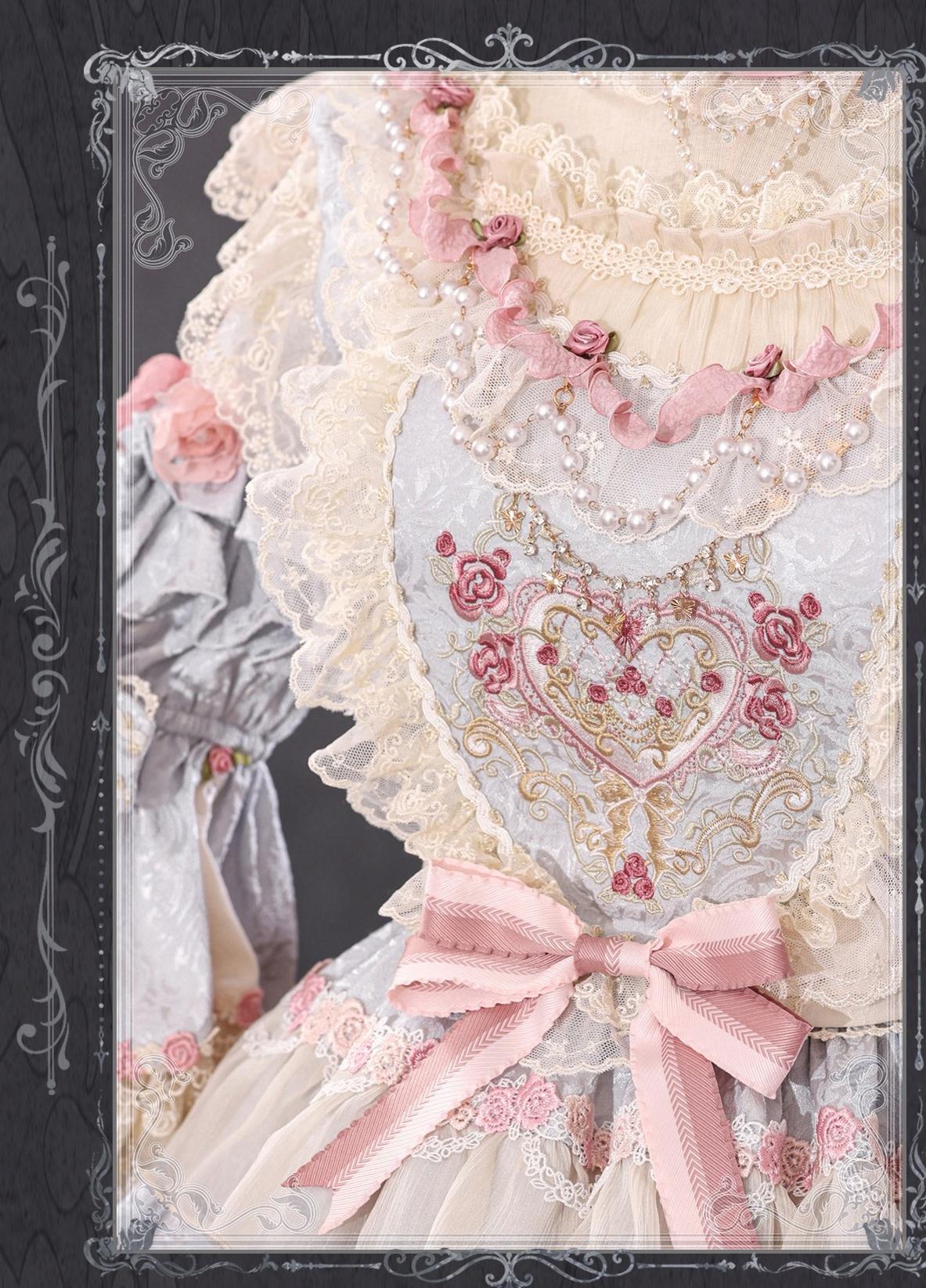 Bramble Rose - Antique Cake - Vintage Lolita OP Princess Dress Gorgeous Lolita Outfit 41536:701738
