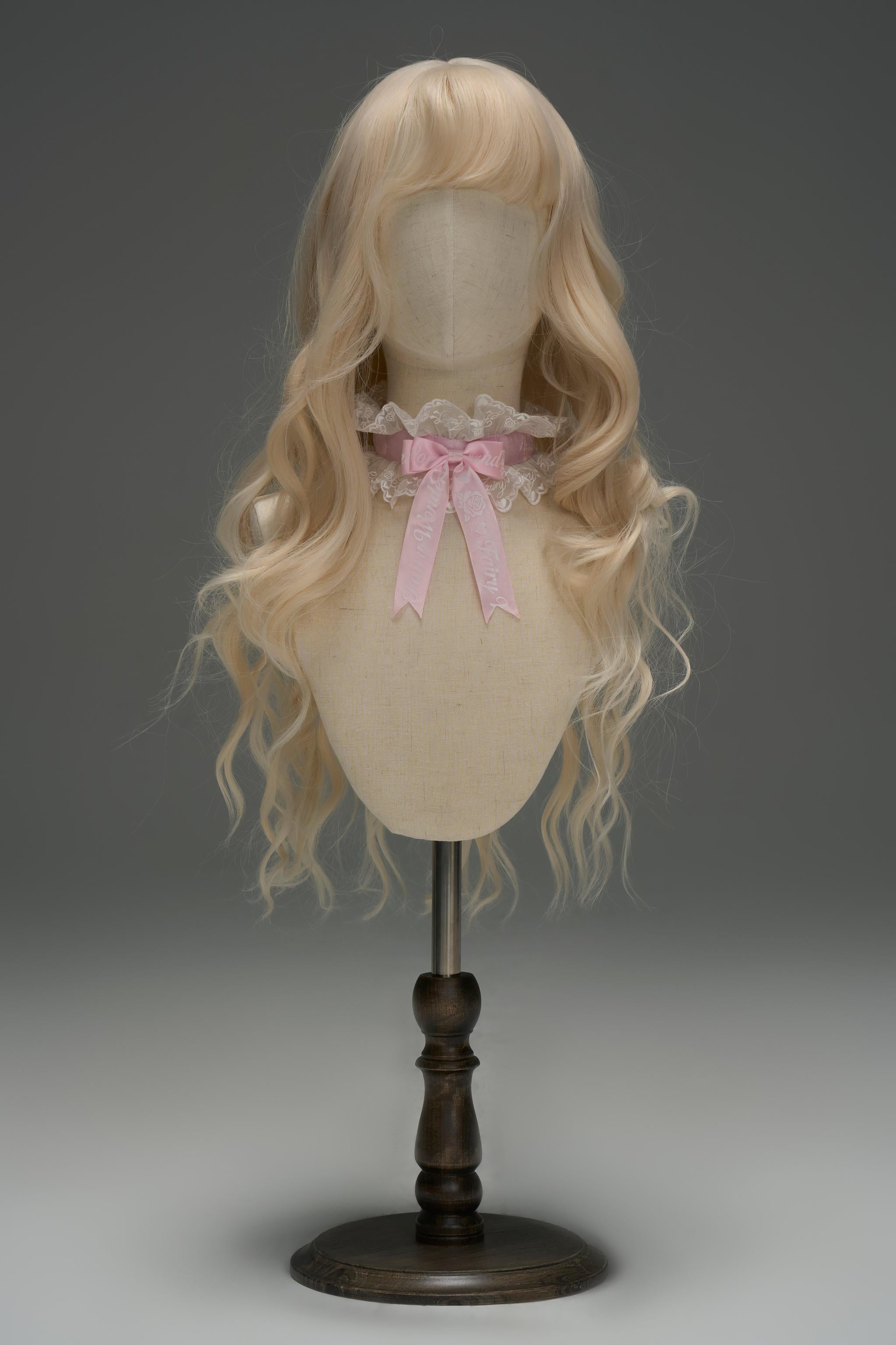 Rose Dream Isle - Sweet Lolita Rose Wall Print Dress, Embroidery & Bows (L M S XL XS) 45253:843794