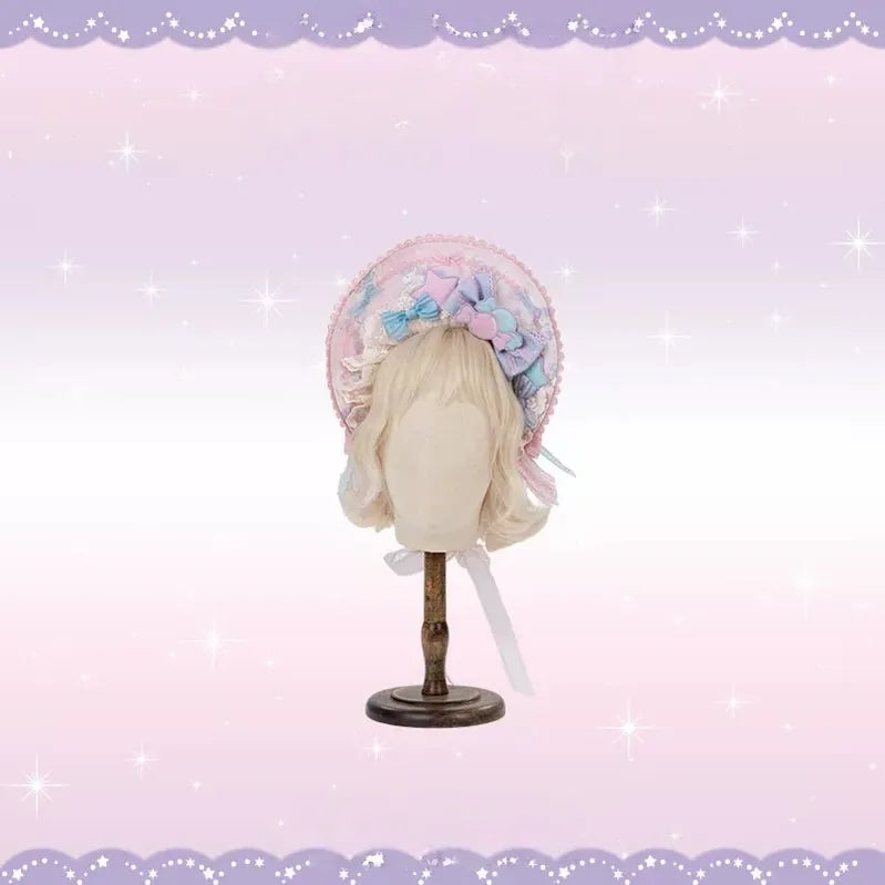 Little Twin Stars - Cotton Lining Sweet Lolita Dress Set, Unicorn and Star Print 45655:857273