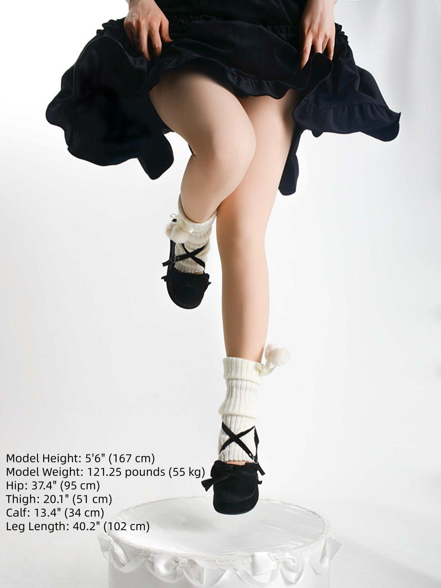 Daily Lolita Fleece-lining Pantyhose, Leg Warmers 44339:808687