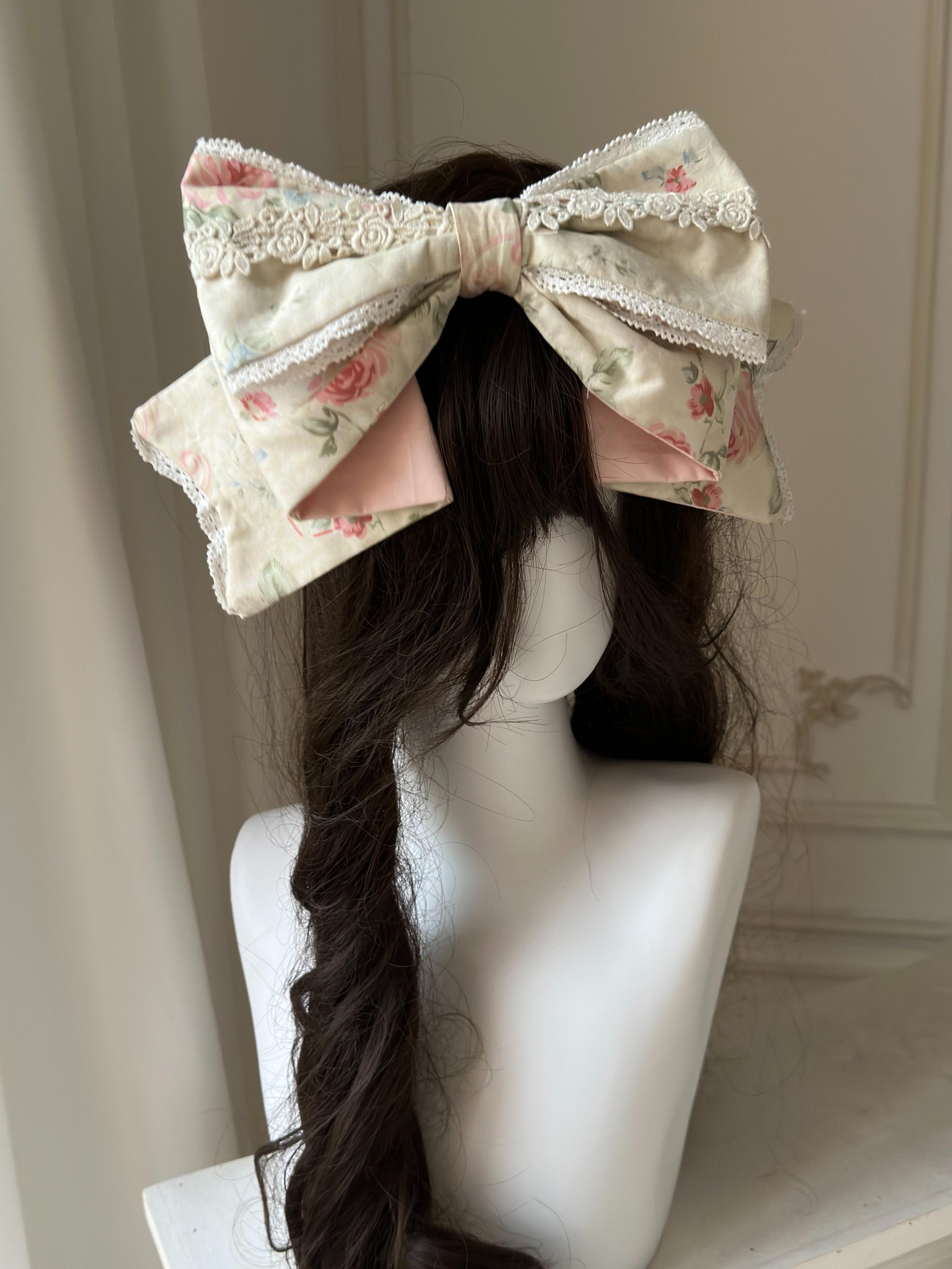 Meet Spring - Floral Printed Old School Lolita OP Dress (S) / L M S XL) 44915:827741