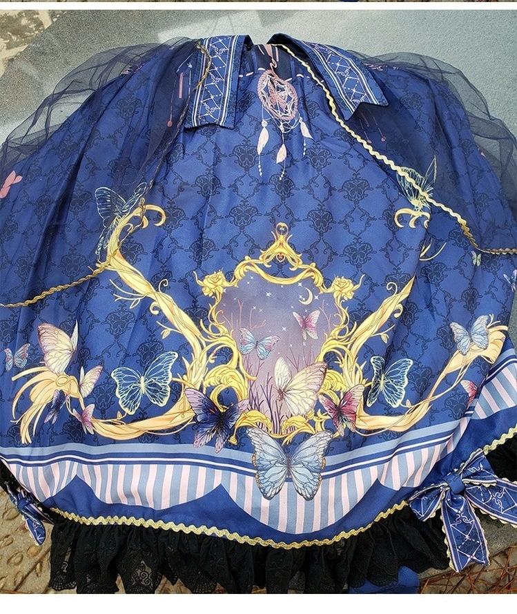 OCELOT~Classic Lolita OP Sailor Collar Elegant Lolita Dress 40422:660968