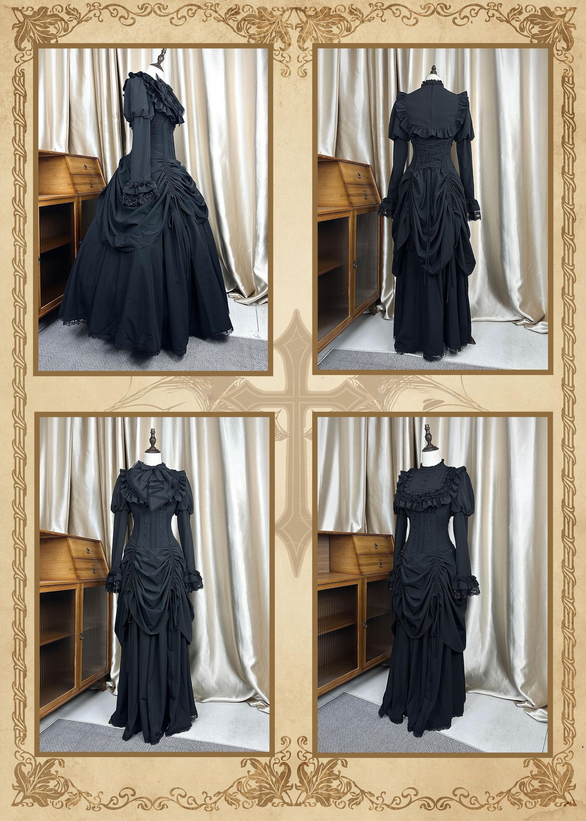 The Original Witch - Gothic Lolita Dress Fishbone Lifting Corset SK Shirt