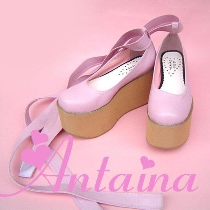Antaina~Wedding Lolita Platform Shoes Bridal Shoes Multicolor (34 35 36 37 38 39 40 41 42 43 44 45 46 47 48 49) 38922:605408