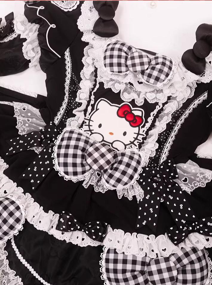 IP Collaboration Sweet Lolita OP Dress, Kitty Details