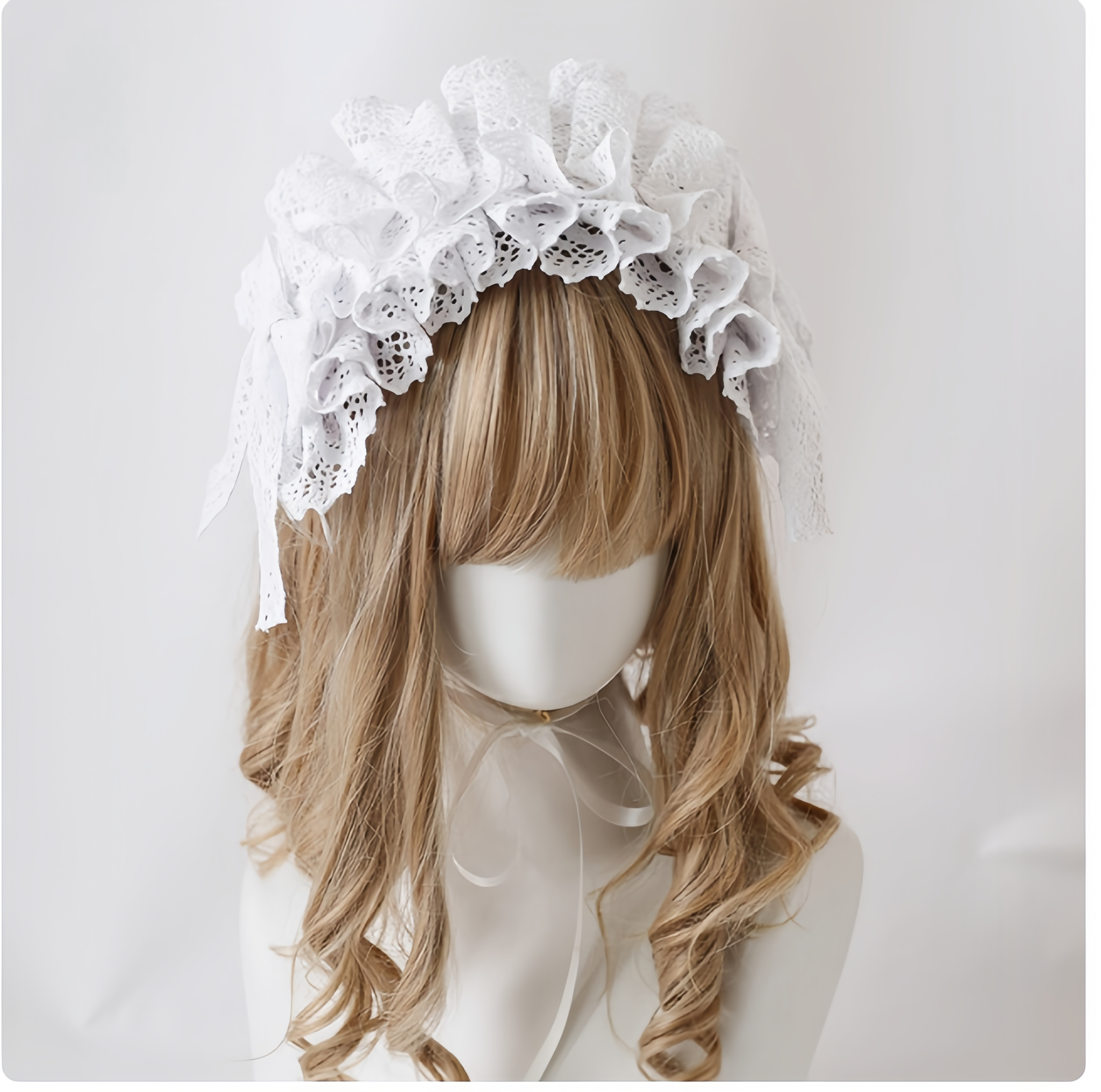 Xiaogui - Sweet Lolita Lace Headdress 13824:812138