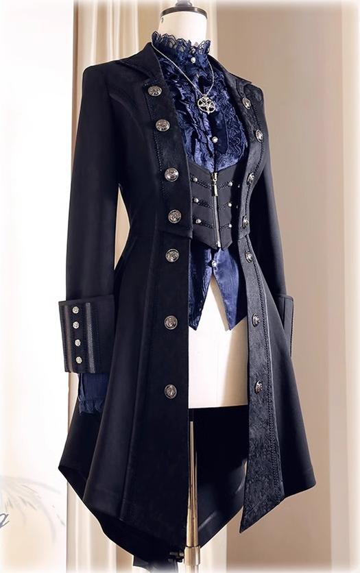 Batwing - Gothic Lolita Long Coat Ouji Lolita Windbreaker