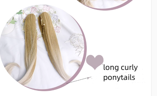 Sinwavy~Pandora's Box~Lolita Short Wig with Cute Double Ponytails 33090:432226