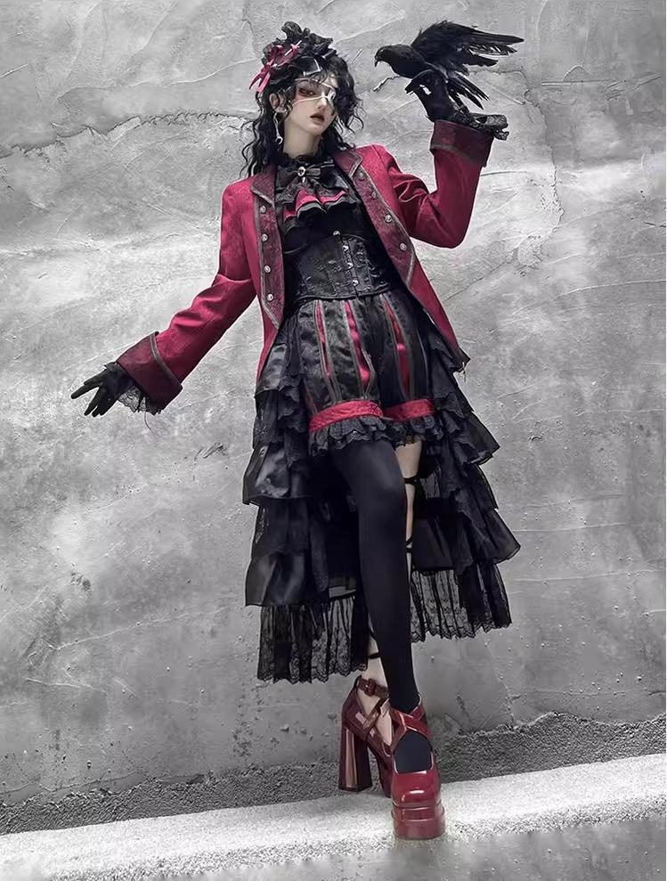 CastleToo - Coffin of Pilgrimage - Ouji Lolita Shirt Pants Suit Medieval European Prince Suit
