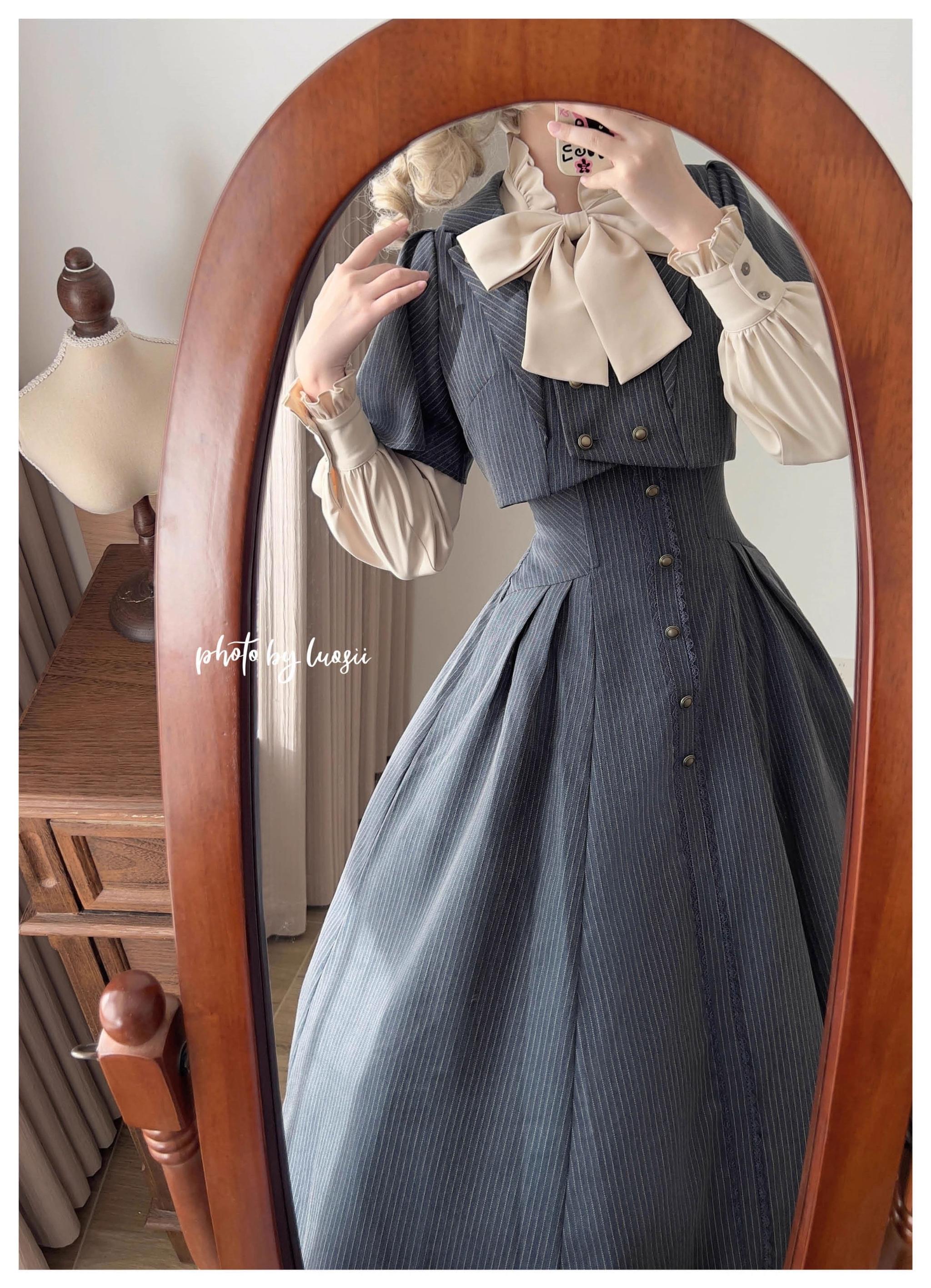 Forest Wardrobe - Forest Stationery - Classic Lolita SK Suit With Shirt And Coat