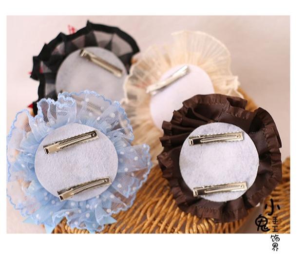 Xiaogui - Sweet Cake - Kawaii Lolita Hairpin Cake Flower Pill Headdress
