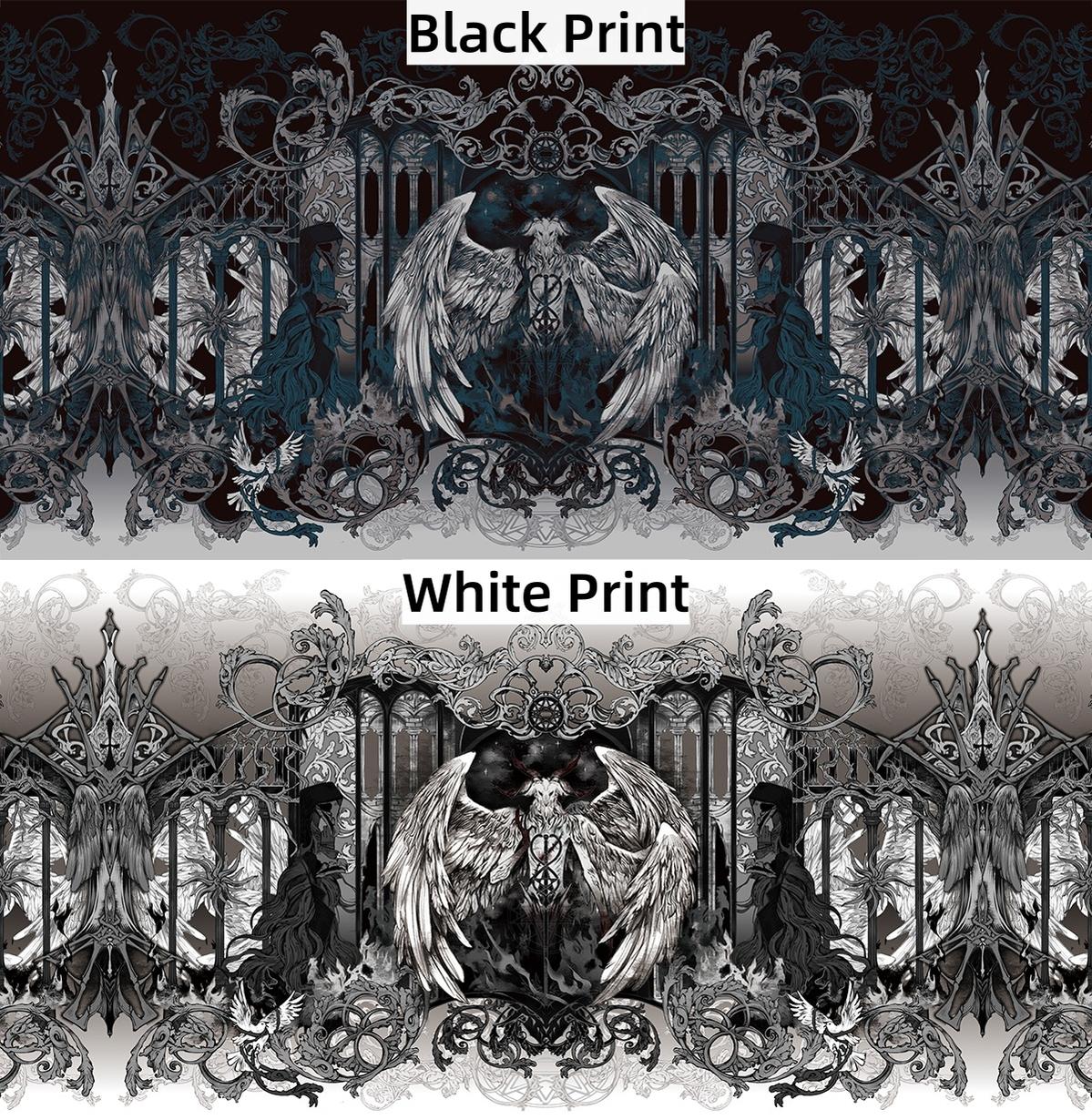 Muppet Mind Ben - Demon Goat - Gothic Lolita Corset & Printed SK 44183:797563