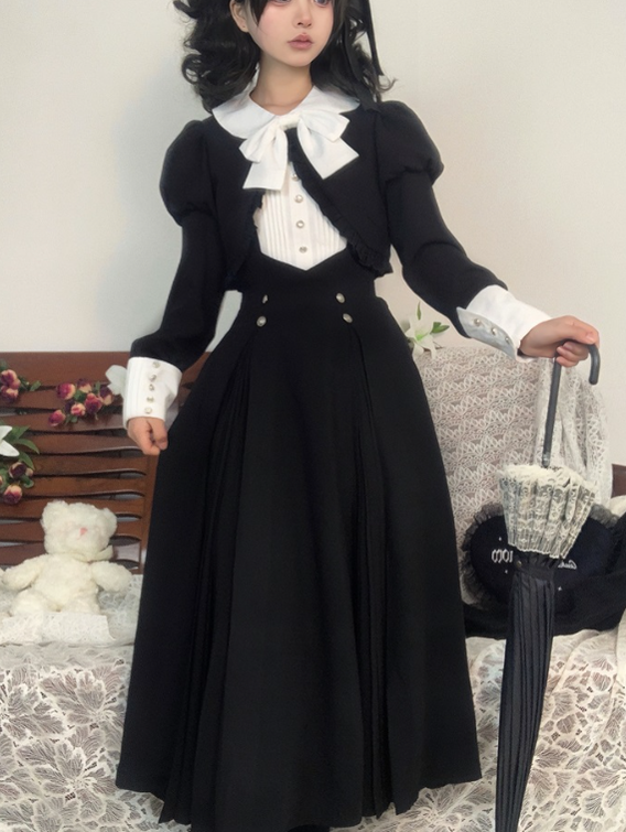 Letters from Unknown Star - Collection box - Spring Black Lolita OP