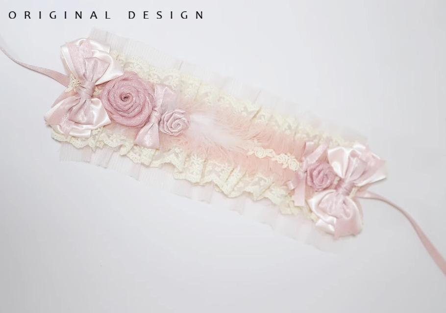 (BFM)The Accessories' Story~Satin Ballet~Sweet Lolita Headdress Feather Bow 36290:515010