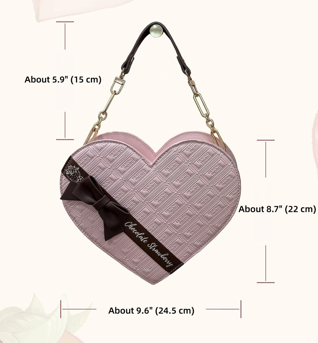Sweet Lolita Heart-shaped Bag, Chocolate Inspired