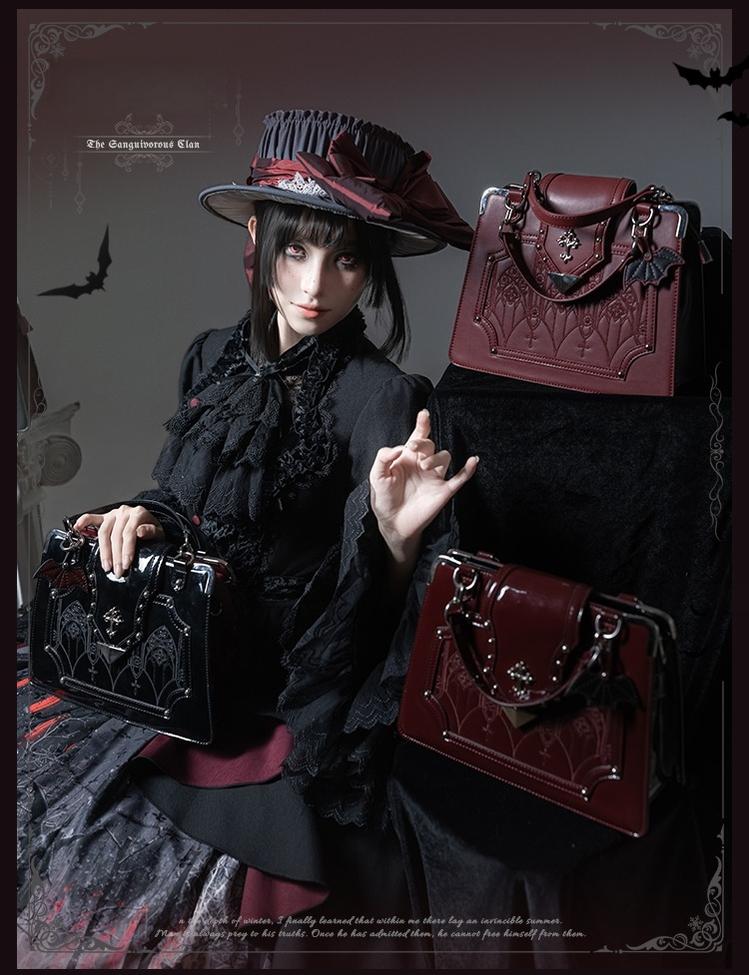 Gothic Lolita Handbag & Jabot
