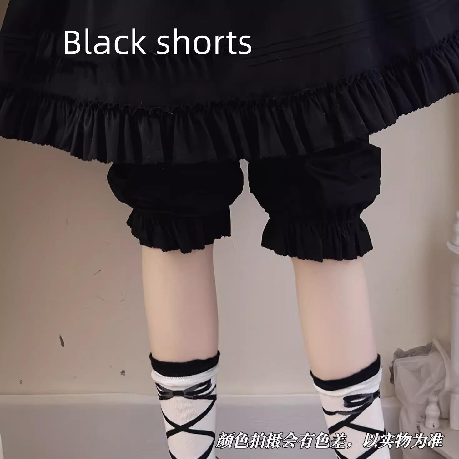 Uncle's Workshop - Lullaby - Cotton Lolita OP Dress Kawaii Lolita Bloomers (L M S XL) 34608:463540