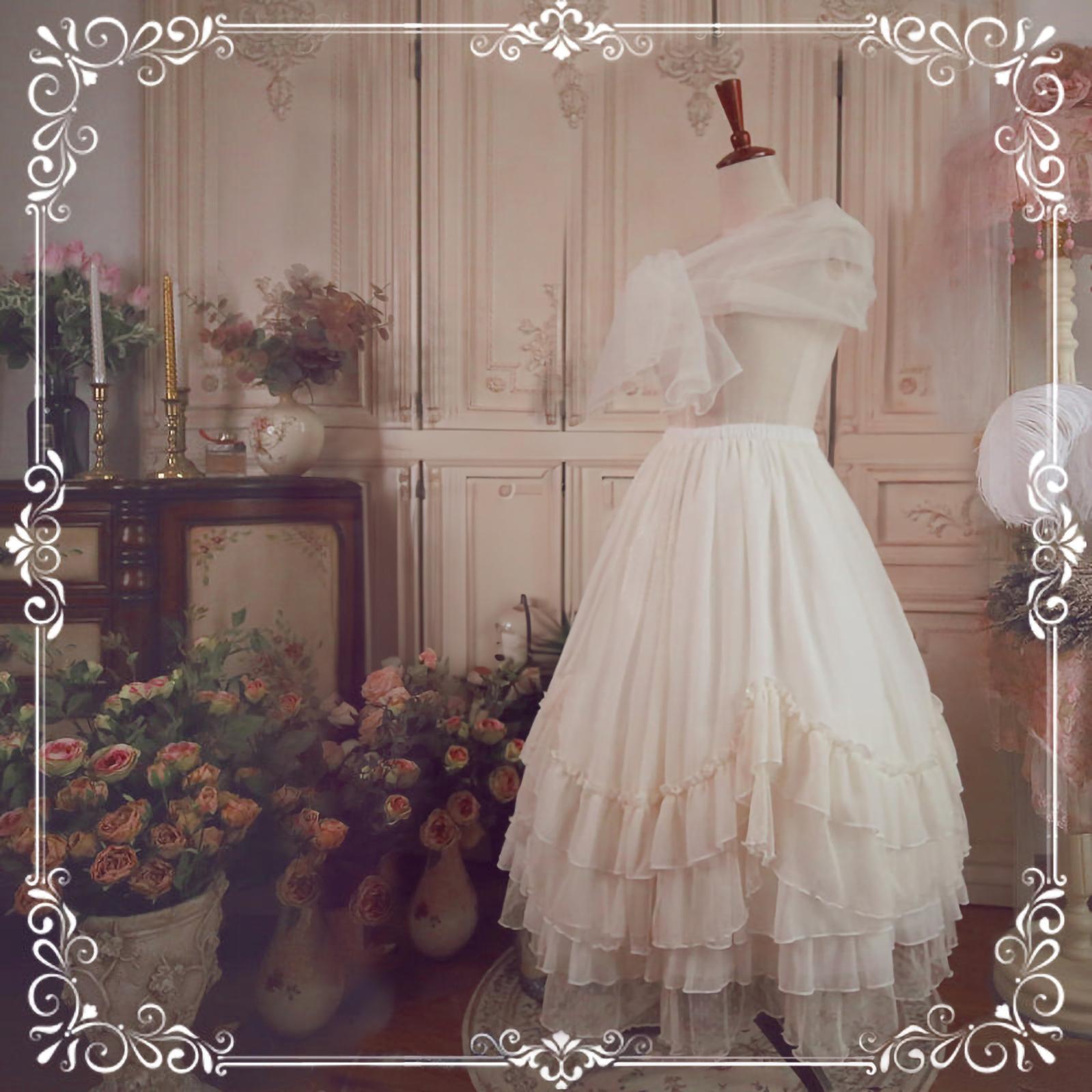 Aurora&Ariel - A Line Daily Wear Petticoat | 23.6" (60 cm), Cotton Lining