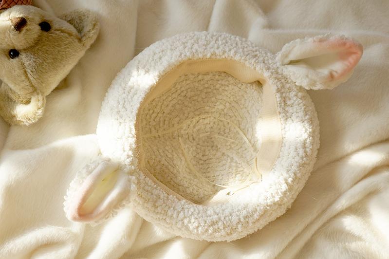 MAID - Kawaii Lolita Berets Sheep Ear Handmade Fleece Headwear