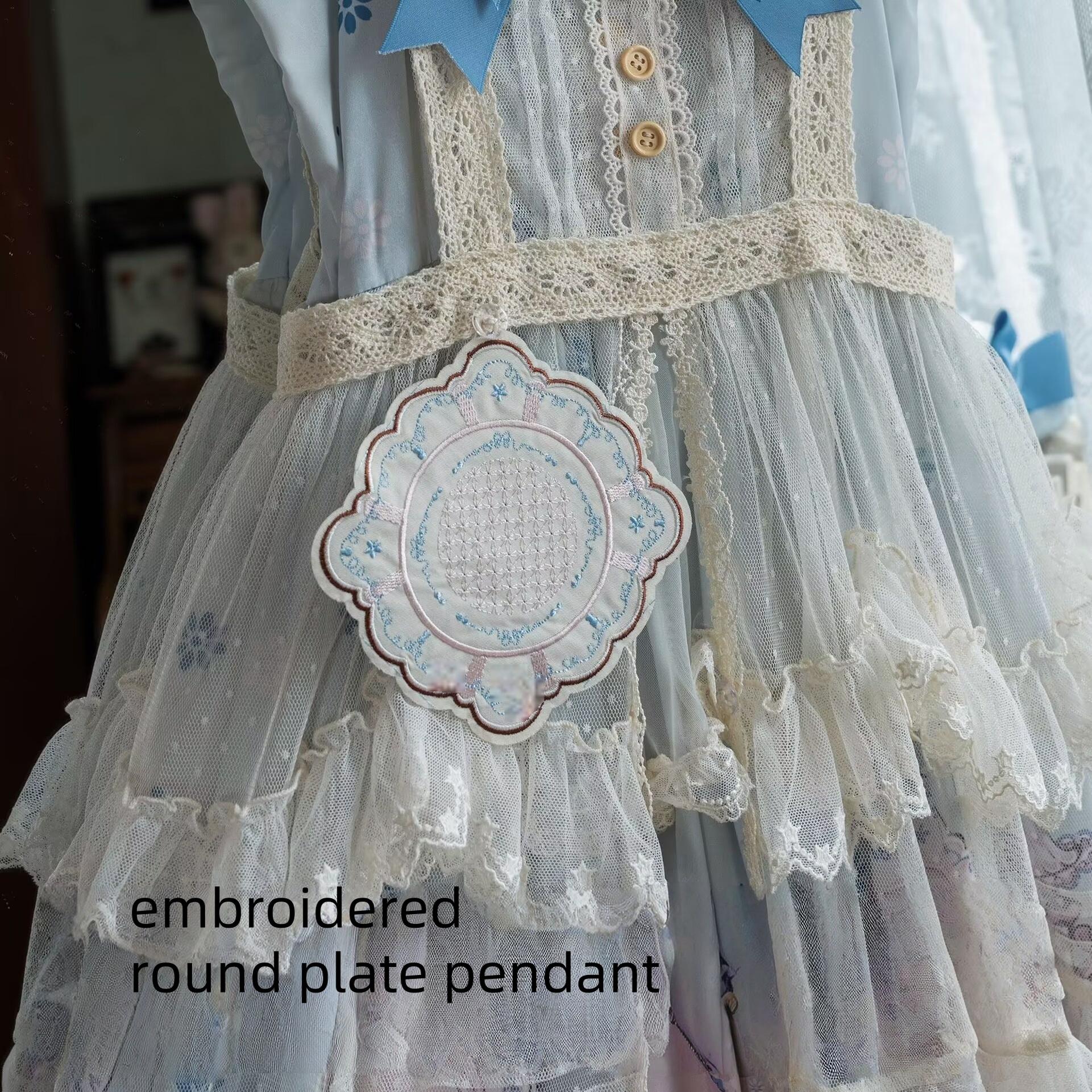 Uncle's Workshop - Veronica Spring Tea - Plate Printed Sweet Lolita Dress (L M S) 43485:778368