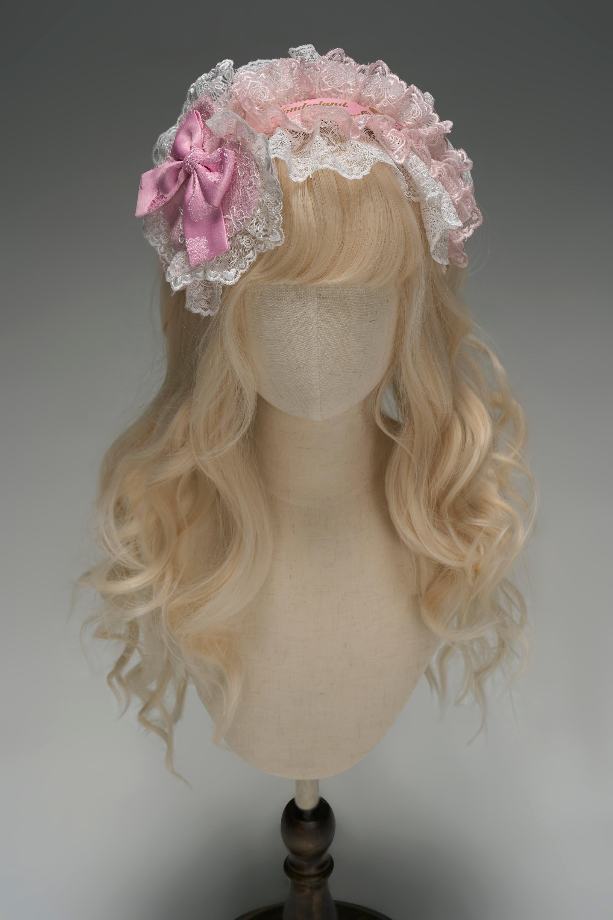 Rose Dream Isle - Sweet Lolita Rose Wall Print Dress, Embroidery & Bows (L M S XL XS) 45253:843795