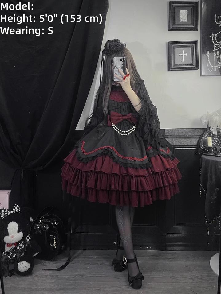 Pearl Box - Classic Lolita JSK, Bustle Back Hem 44506:811400