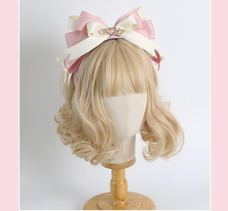 Xiaogui - Macarons Bear - Kawaii Lolita Bow Headbands and Hair Clips