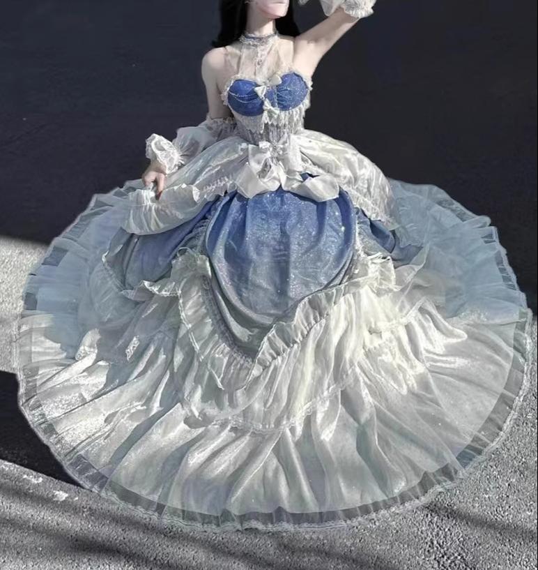 Guaji - Cinderella - Sparkling Lolita Dress Gorgeous Wedding Dress