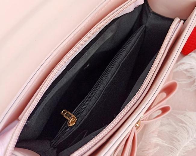 Prime Sister - Sweet Lolita Shoulder Bag Wings Bow Design High Capacity Bag