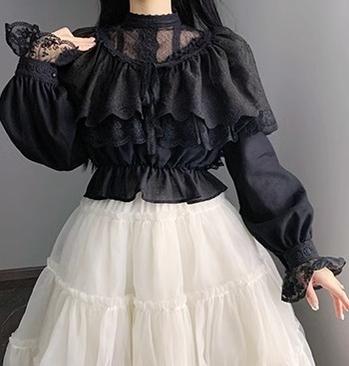 With PUJI~Love Poem~Classic Lolita Shawl 3-Color Versatile Spring Innerwear 34750:492288