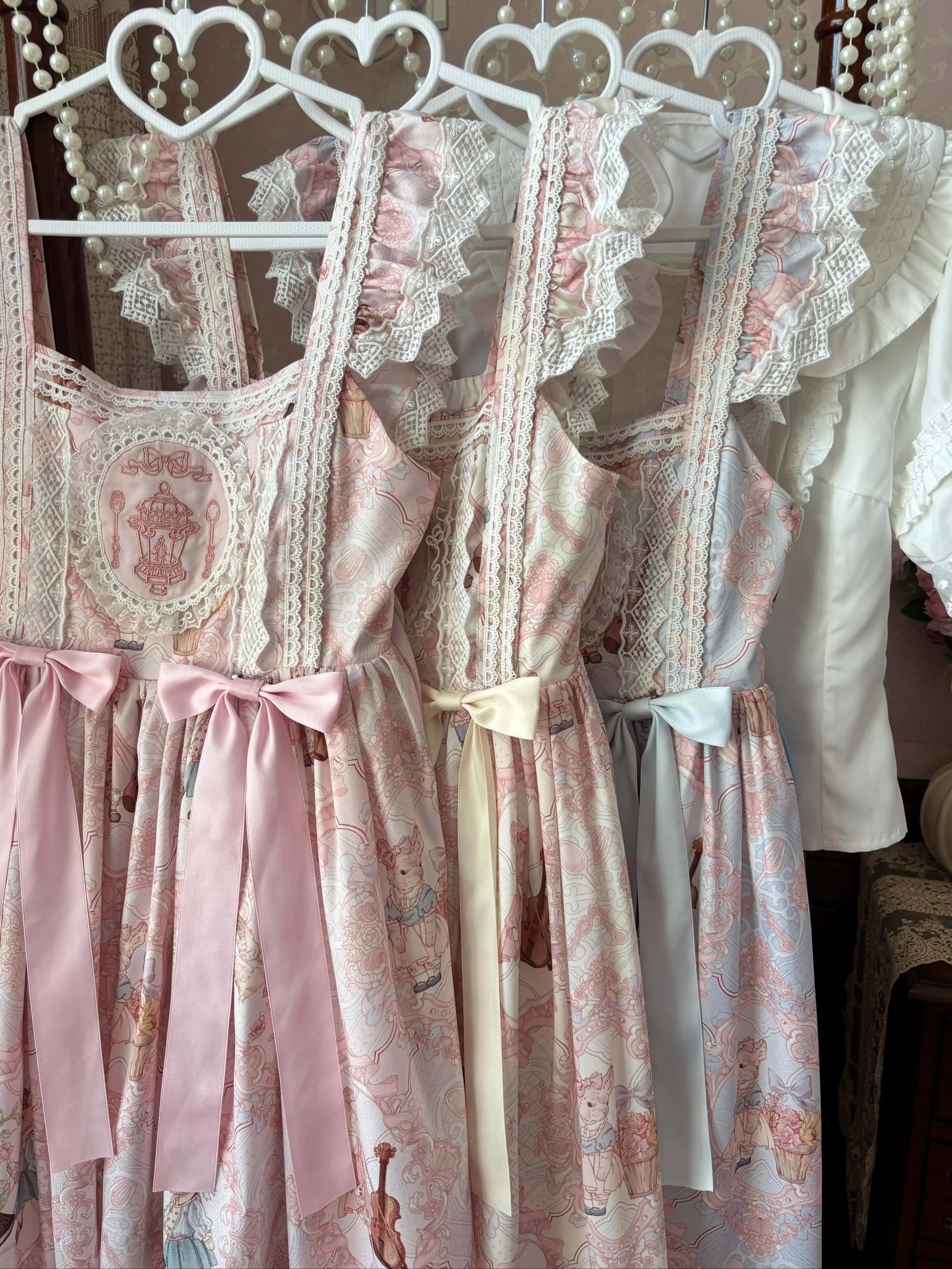 Suiyi - Candy Party - Printed Sweet Lolita JSK, Peter Pan Collar Shirt 44281:802225