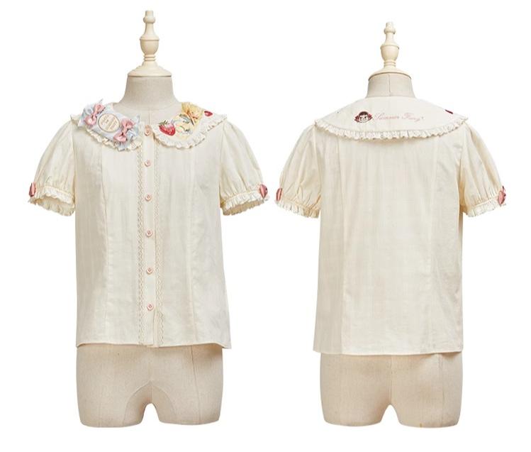 Summer Fairy~IP Collab Kawaii Lolita JSK Shirt Candy Box Hat 38662:598816