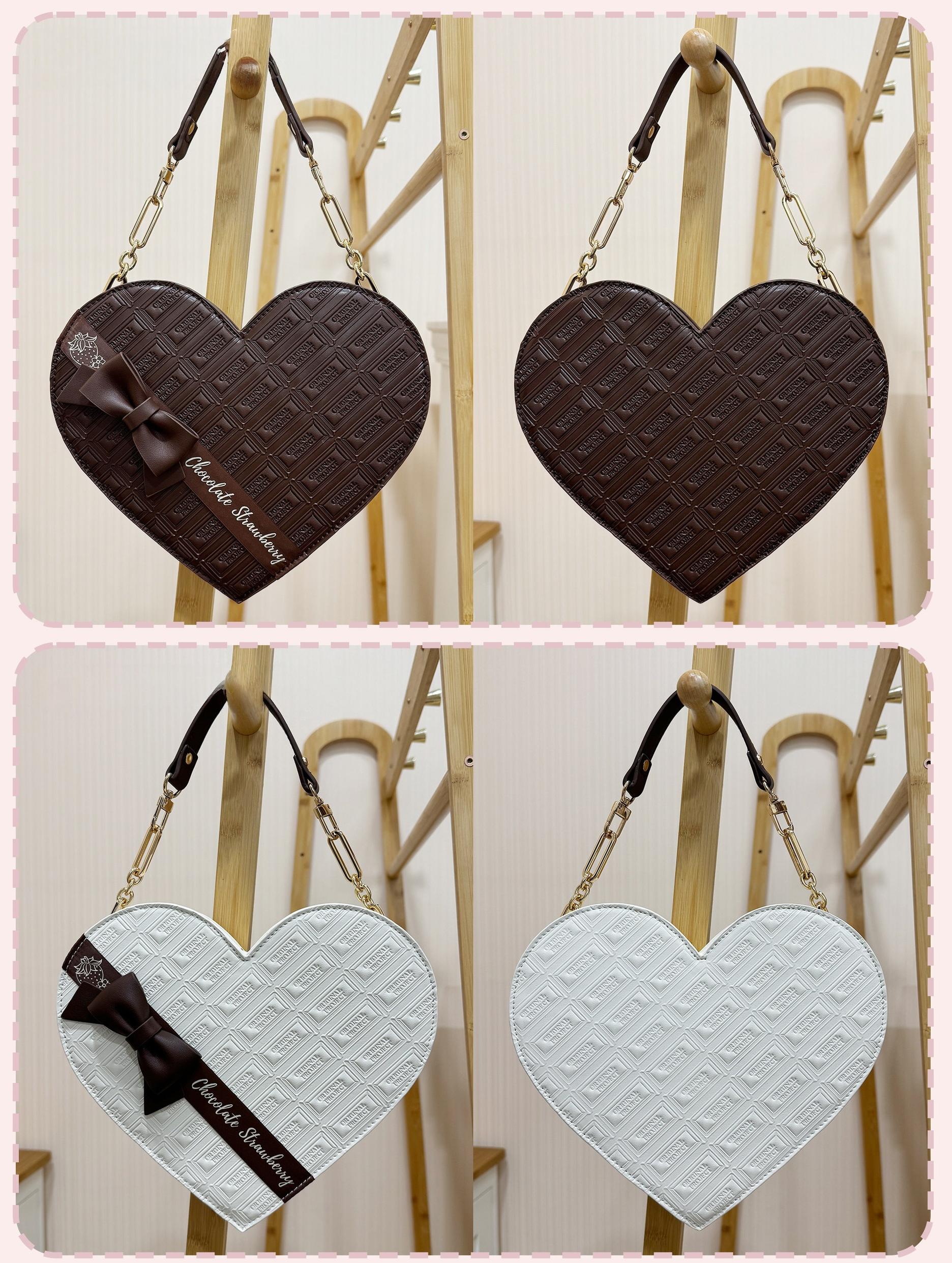 Sweet Lolita Heart-shaped Bag, Chocolate Inspired
