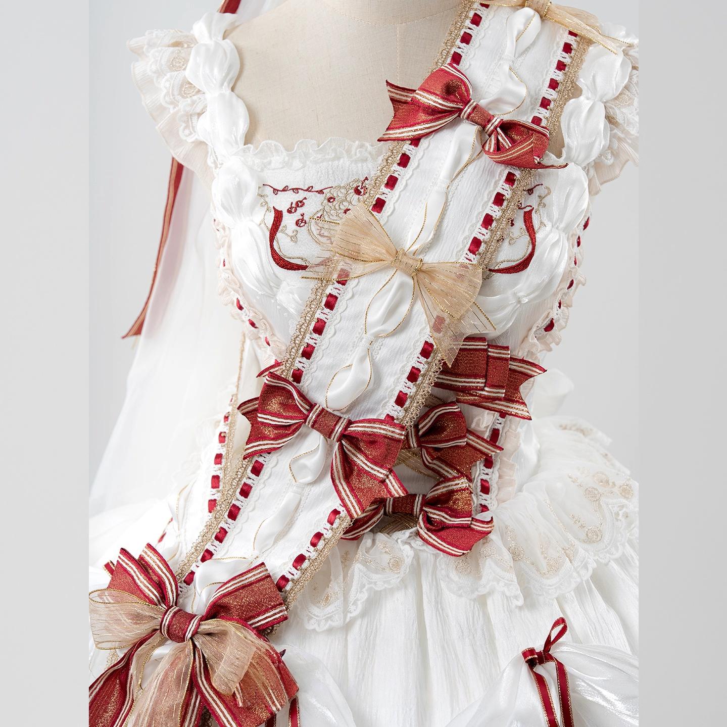 Cherry Cake - Sweet Lolita Accessories Set (Sash) 44360:805938