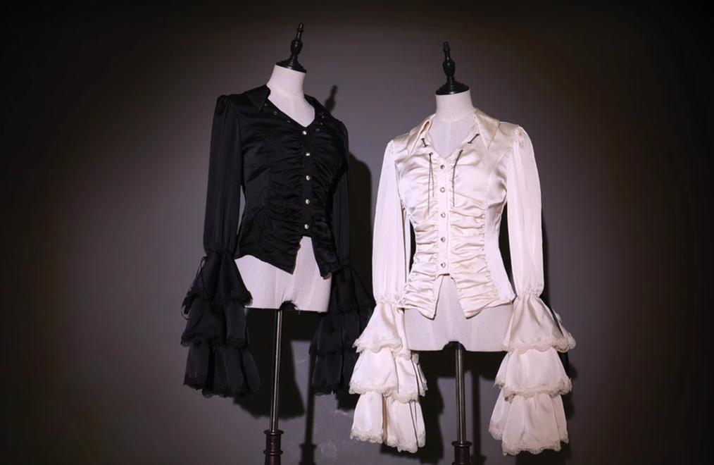 Caged Bird Hotel - Reborn Ancient God - Gothic Lolita Shirt & Skirt Set 35812:505192