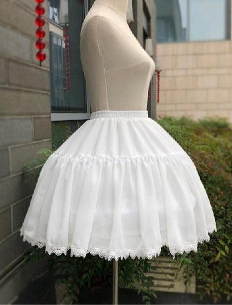 Adjustable Lolita Hoop Puffy Petticoat, 17.7" (45 cm)