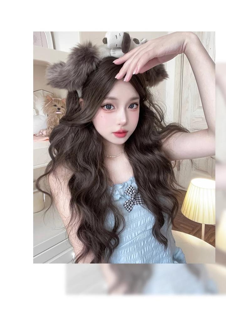 Alicegarden - Daily Lolita Wig Brown Wig With Long Wavy