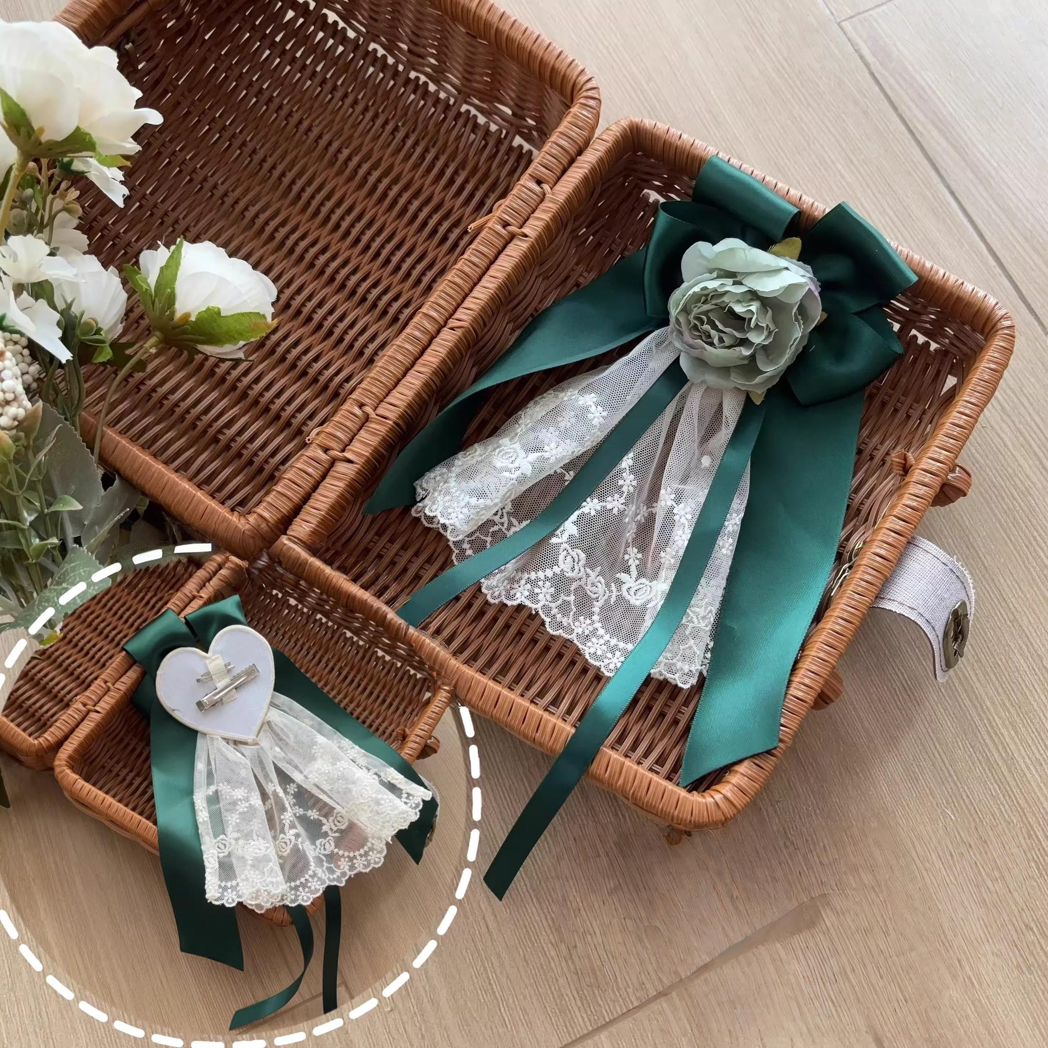 Dolota Flower Wall - Classic Lolita Floral OP Dress, Open Shoulder (L M S XL) 44485:811277