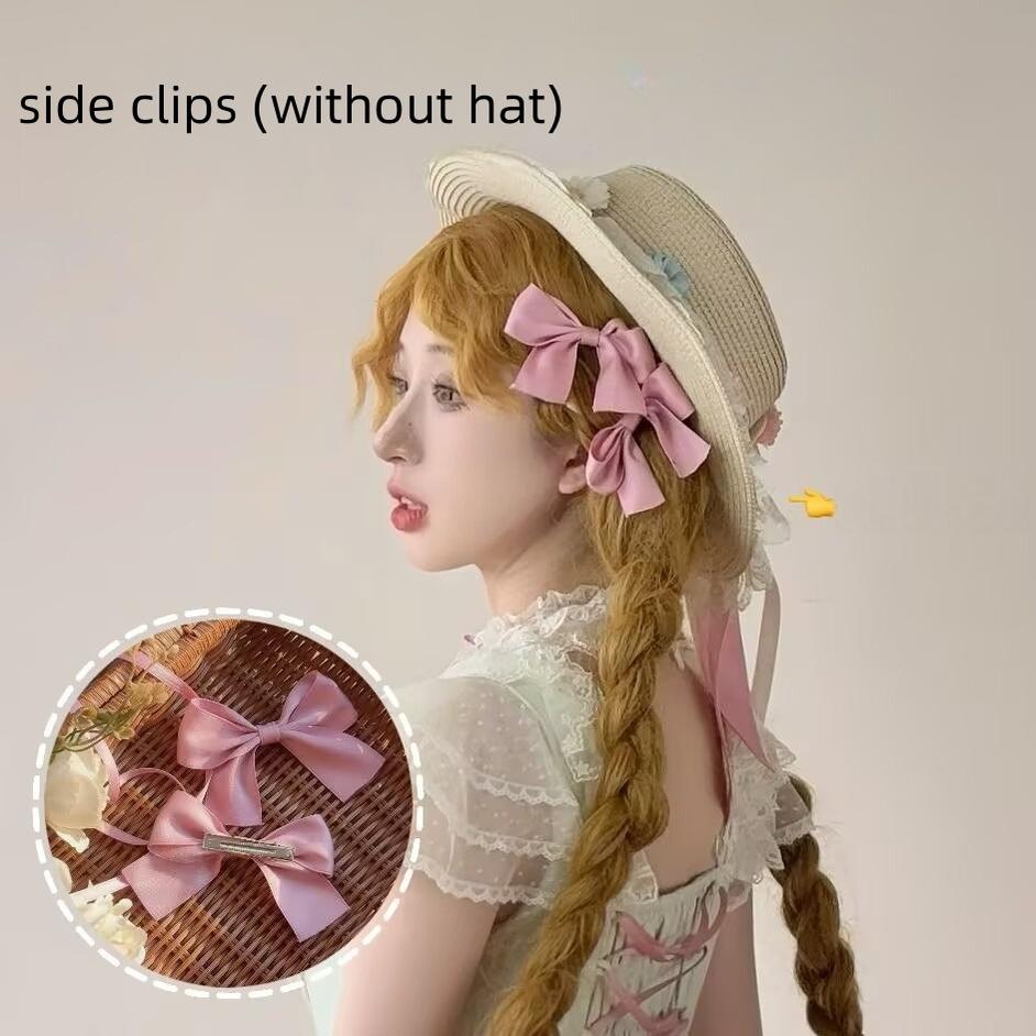 Uncle's Workshop - Fluttering Cherry Spring Strings - Cotton Sweet Lolita JSK Dress (L M S) 42196:776802