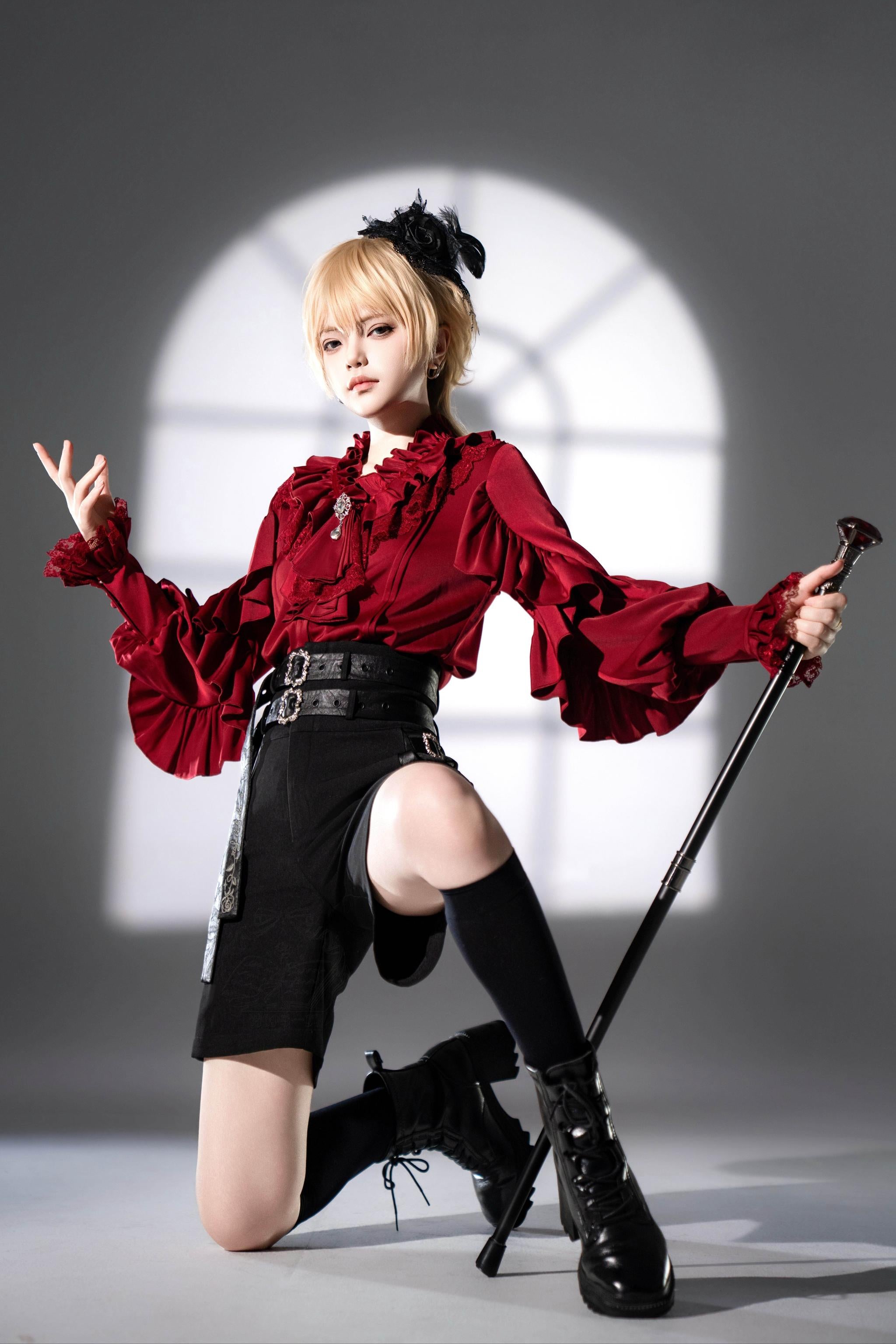 Night & Day Sonata SP - Ouji Lolita Satin Blouse Set, Shorts & Mermaid SK