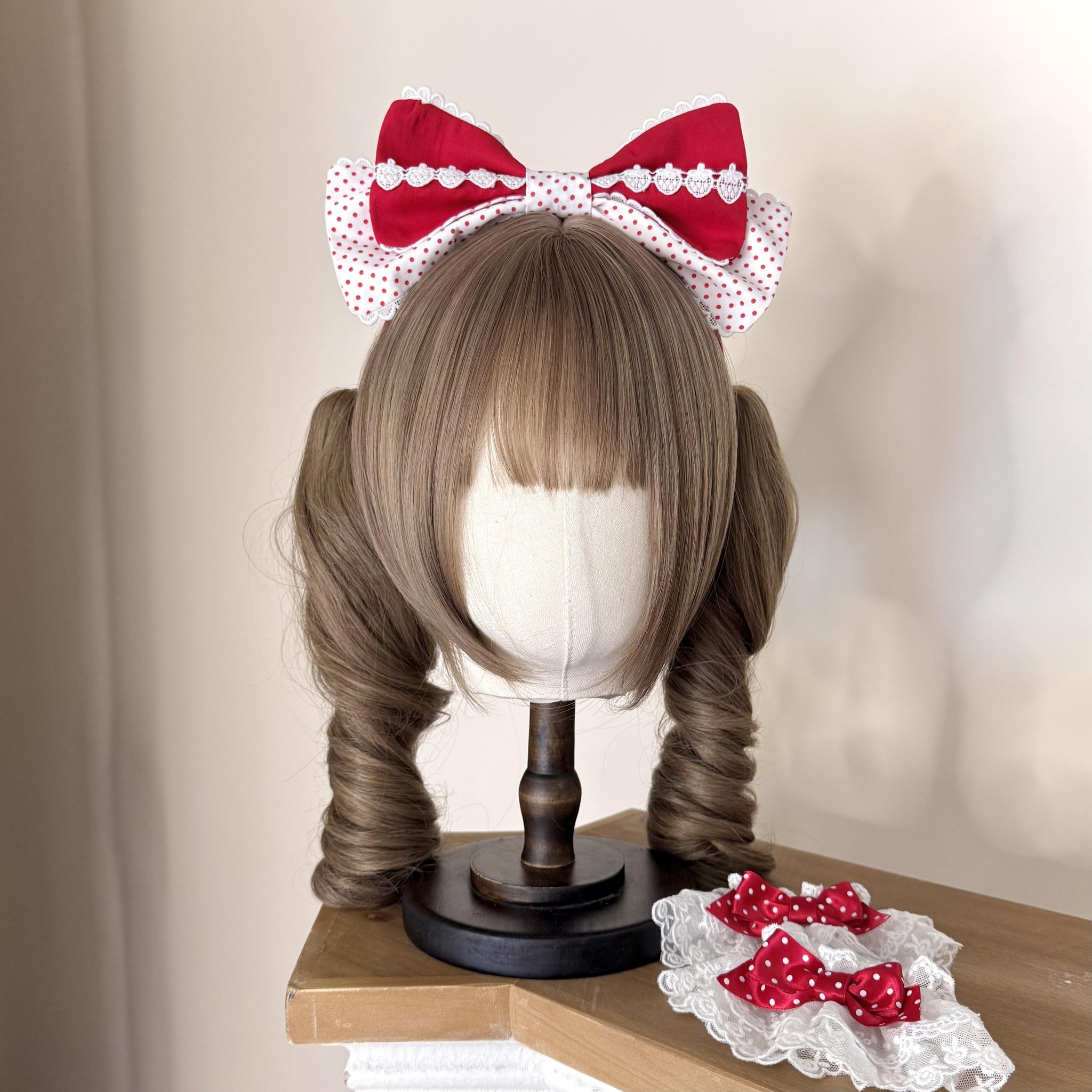 The Weird Strawberry Lady - Old School Lolita JSK, Hand-Studded Strawberry 45165:837797