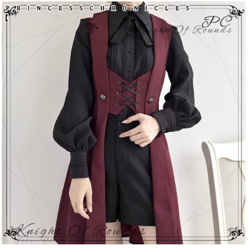 Princess Chronicles~The Night Prelude~Medieval Ouji Lolita Vest   